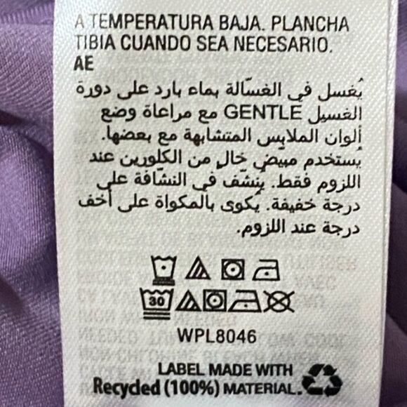 ID Ideology Women Purple Sleeveless Solid Performance Athletic Dress … - Picture 6 of 10